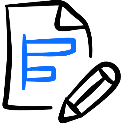 Data File Bars Edit Icon from Freehand Duotone Set