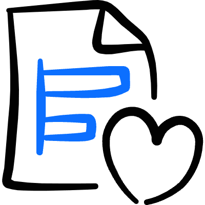 Data File Bars Favorite Heart Icon from Freehand Duotone Set