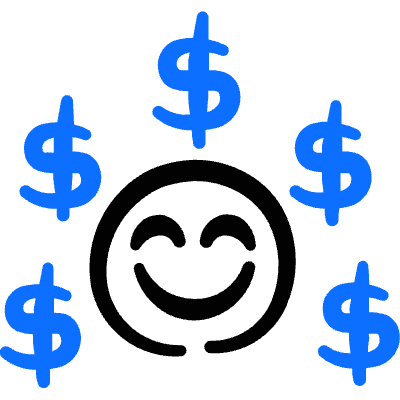 Monetization User Cash Icon from Freehand Duotone Set