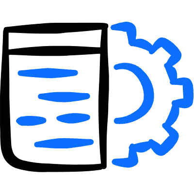 Optimization Coding Settings Icon from Freehand Duotone Set