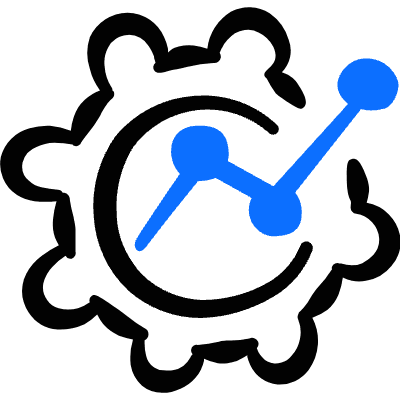 Optimization Graph Line Settings Icon from Freehand Duotone Set
