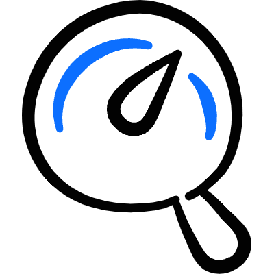 Optimization Performance View Icon from Freehand Duotone Set