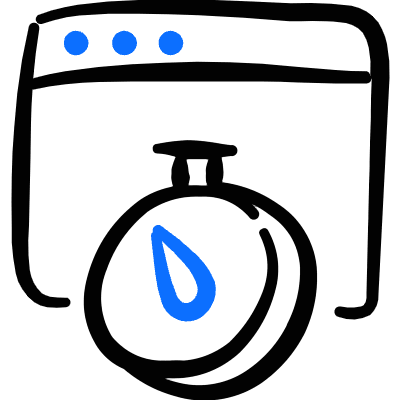 Optimization Timer 1 Icon from Freehand Duotone Set