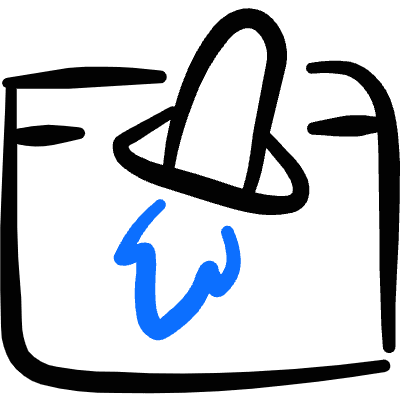 Product Launch Browser Icon from Freehand Duotone Set