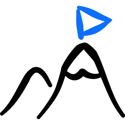 Strategy Business Success Peak Icon from Freehand Duotone Set