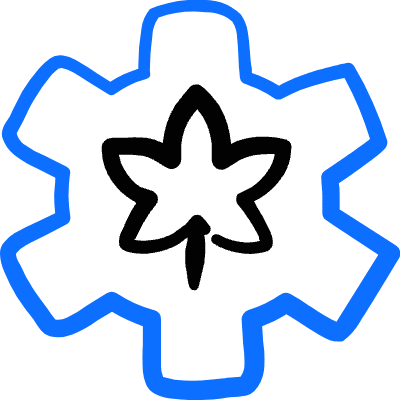 Cannabis Manufacture Icon from Freehand Duotone Set