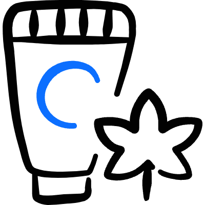 Cannabis Foam Icon from Freehand Duotone Set