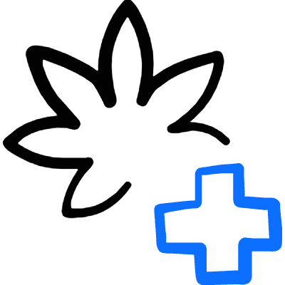 Cannabis Medical 1 Icon from Freehand Duotone Set