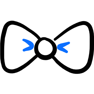 Accessories Bow Tie Ribbon Icon from Freehand Duotone Set