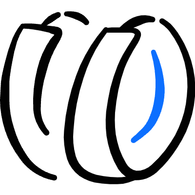 Accessories Earrings Icon from Freehand Duotone Set