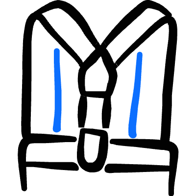 Accessories Suspenders Icon from Freehand Duotone Set