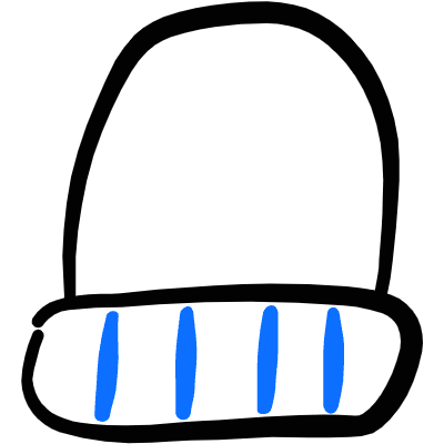 Beanie Icon from Freehand Duotone Set