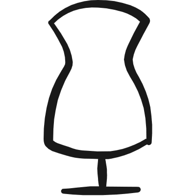Clothes Design Mannequin Icon from Freehand Duotone Set