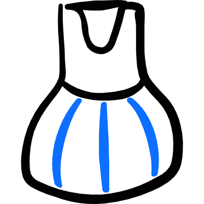 Dress 2 Icon from Freehand Duotone Set