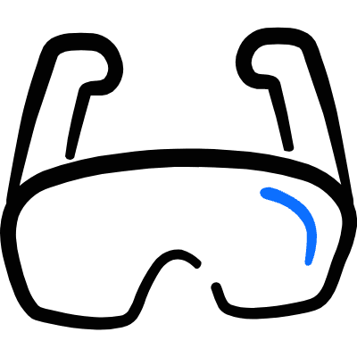 Glasses Ski 2 Icon from Freehand Duotone Set