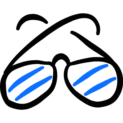 Glasses Sun Shade Icon from Freehand Duotone Set