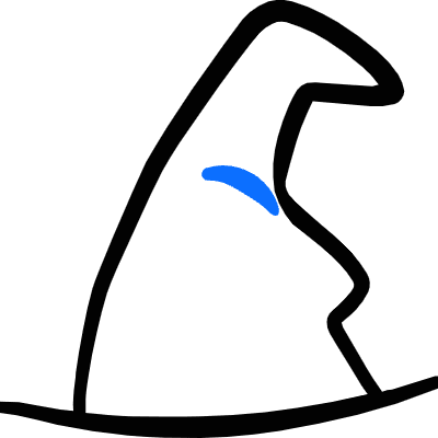 Hat Witch Icon from Freehand Duotone Set