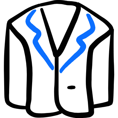 Blazer Icon from Freehand Duotone Set