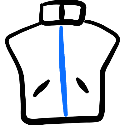 Vest 1 Icon from Freehand Duotone Set