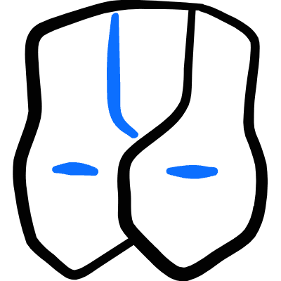 Vest Icon from Freehand Duotone Set