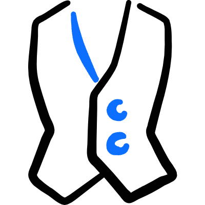 Vest Female Icon from Freehand Duotone Set