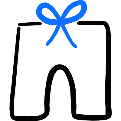 Shorts Icon from Freehand Duotone Set
