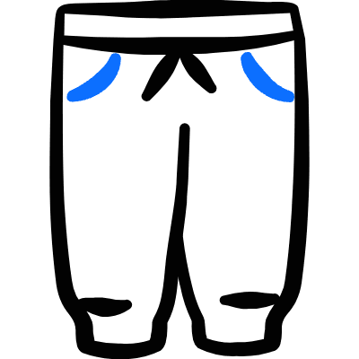 Trousers Calves 1 Icon from Freehand Duotone Set