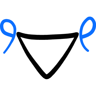 Underwear Bikini Bottom Icon from Freehand Duotone Set