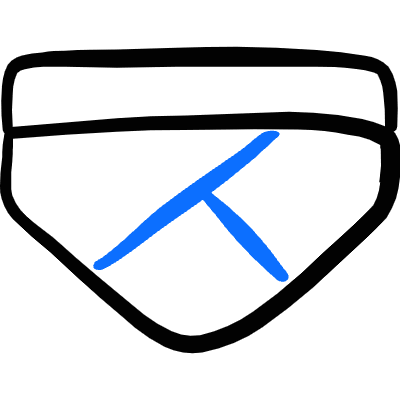 Underwear Briefs Male  Icon from Freehand Duotone Set