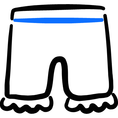 Underwear Shorts Male 1 Icon from Freehand Duotone Set