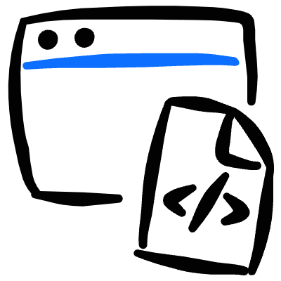 App Window Code Icon from Freehand Duotone Set