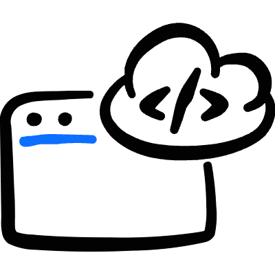 App Window Source Code Icon from Freehand Duotone Set
