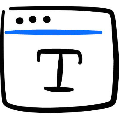 App Window Type Icon from Freehand Duotone Set