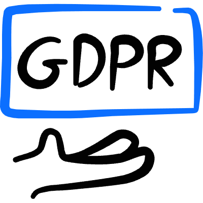Security Gdpr Hand Icon from Freehand Duotone Set