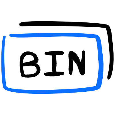 Coding File Bin Tag Icon from Freehand Duotone Set