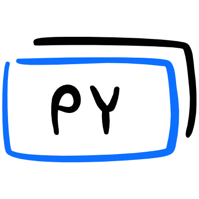 Coding File Py Tag Icon from Freehand Duotone Set