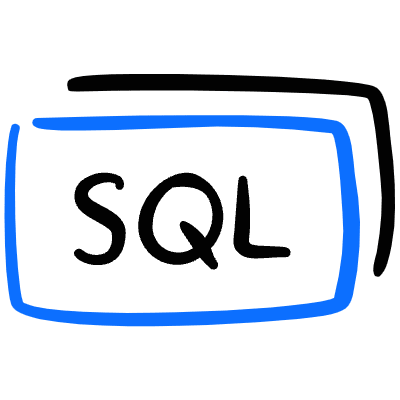 Coding File Sql Tag Icon from Freehand Duotone Set