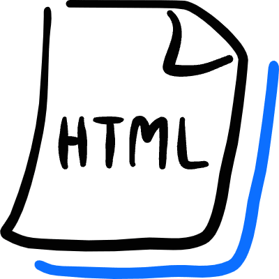 File Code Html Icon from Freehand Duotone Set