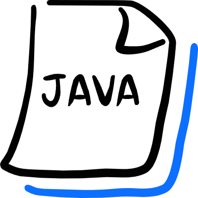 File Code Java Icon from Freehand Duotone Set