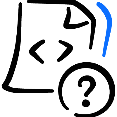 File Code Question 1 Icon from Freehand Duotone Set