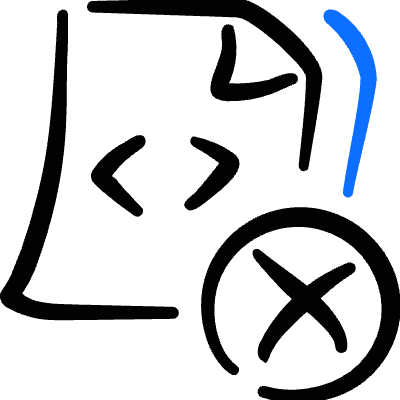 File Code Remove 1 Icon from Freehand Duotone Set