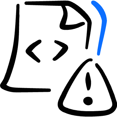 File Code Warning 1 Icon from Freehand Duotone Set