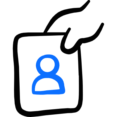 Database Breach User Profile Icon from Freehand Duotone Set