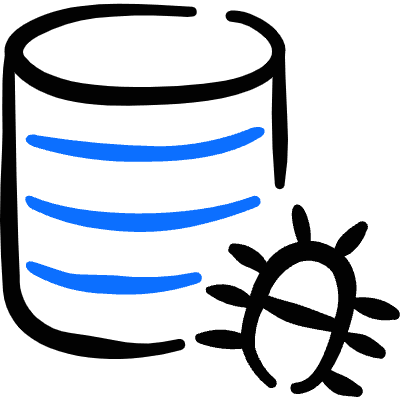 Database Bug Icon from Freehand Duotone Set