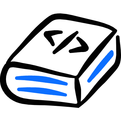Learning Programming Book Icon from Freehand Duotone Set
