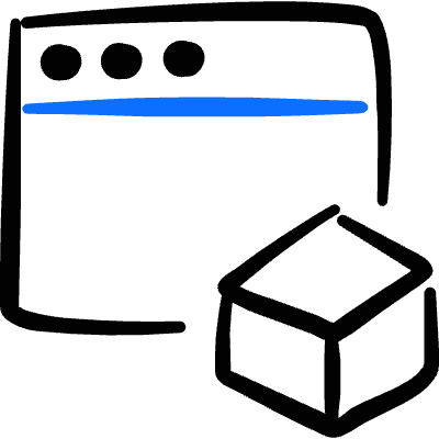Module Box Browser Icon from Freehand Duotone Set