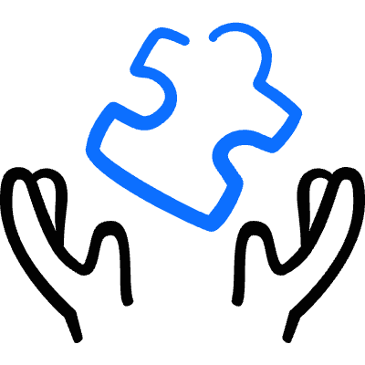 Plugin Hands Puzzle Icon from Freehand Duotone Set