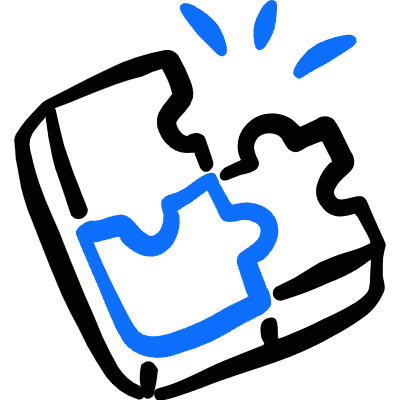 Plugin Jigsaw Puzzle Icon from Freehand Duotone Set