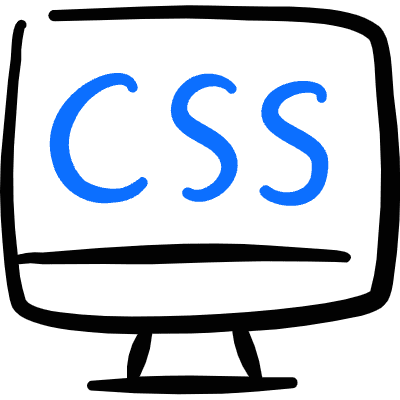 Programming Language Monitor Css Icon from Freehand Duotone Set