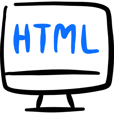 Programming Language Monitor Html Icon from Freehand Duotone Set